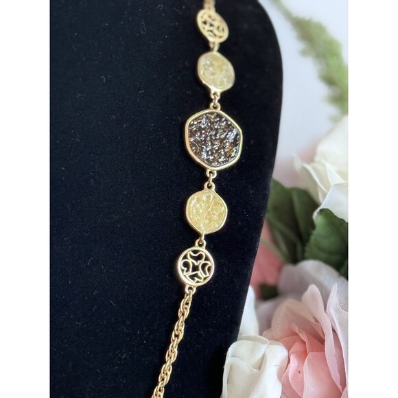 Vintage Sarah Coventry 'Taste of Honey' Necklace - 38 Inches - Picture 5 of 8